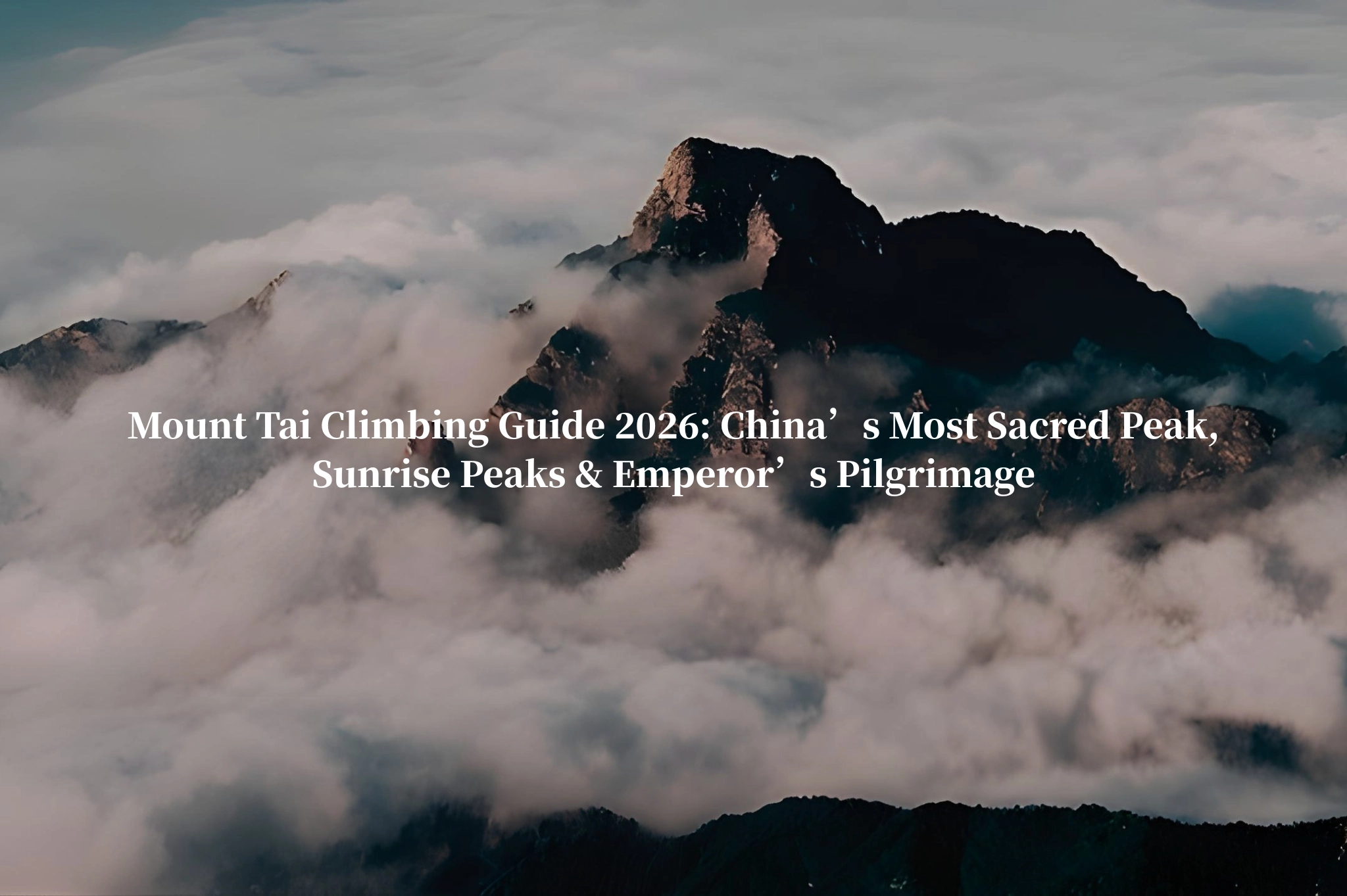 mount tai, shandong