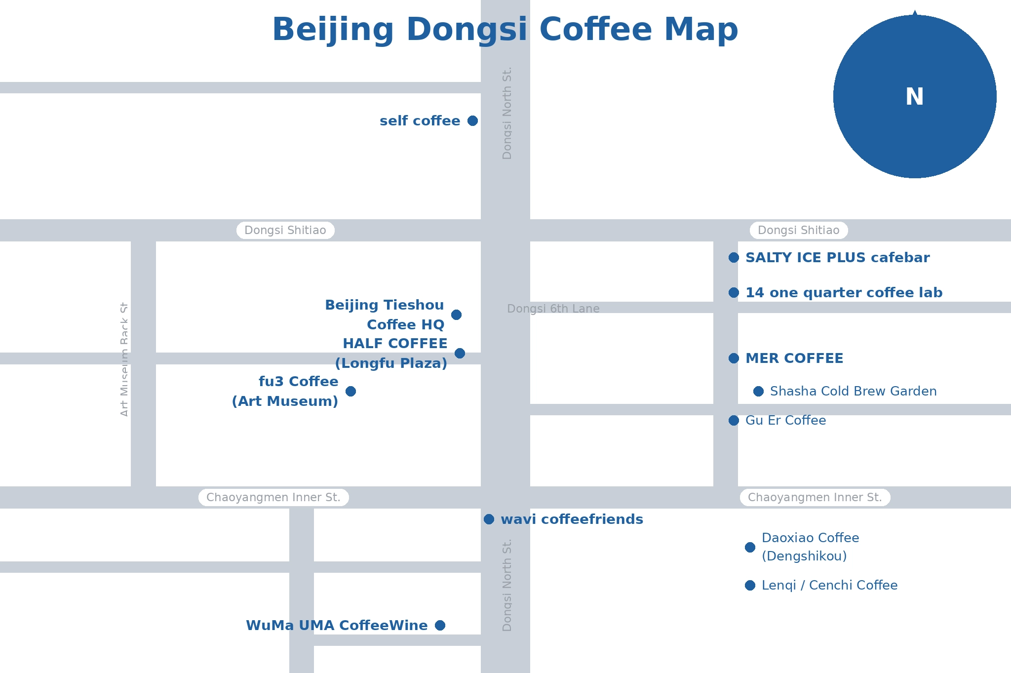beijing coffee, beijing map, coffee 