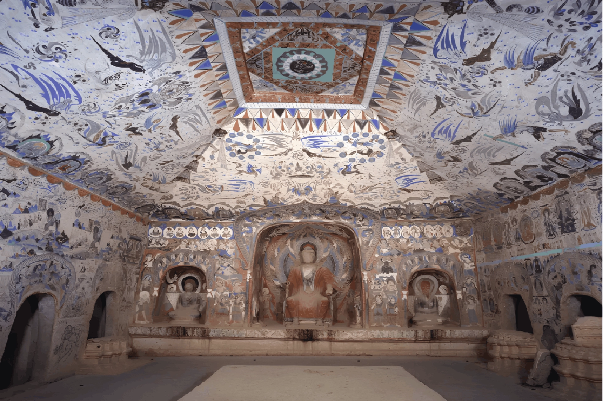 gansu, grottoes, sunan, silkroad, mogao caves