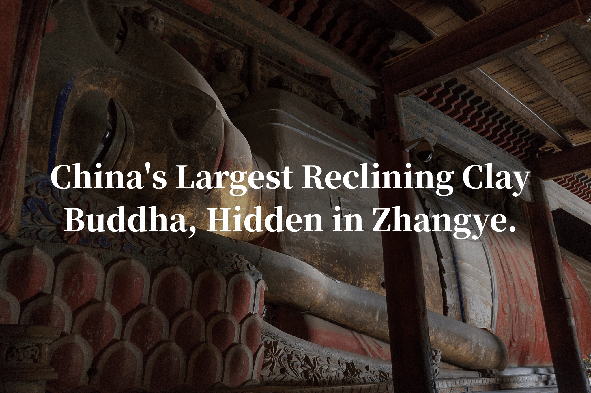 large buddha statue, giant buddha, zhangye