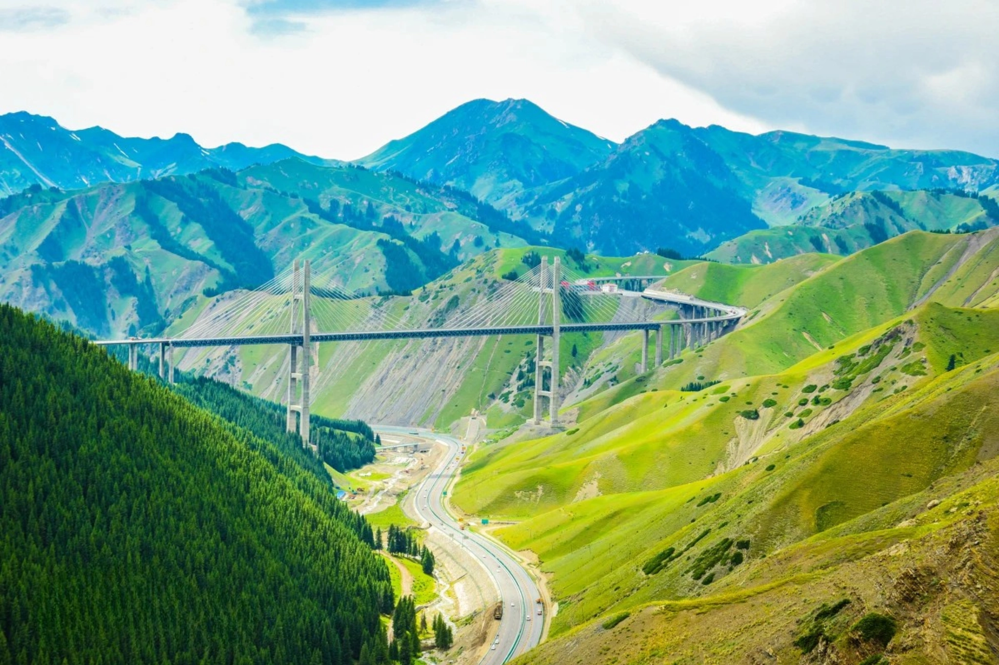 ili, sayram lake, guozigou, silkroad, xinjiang
