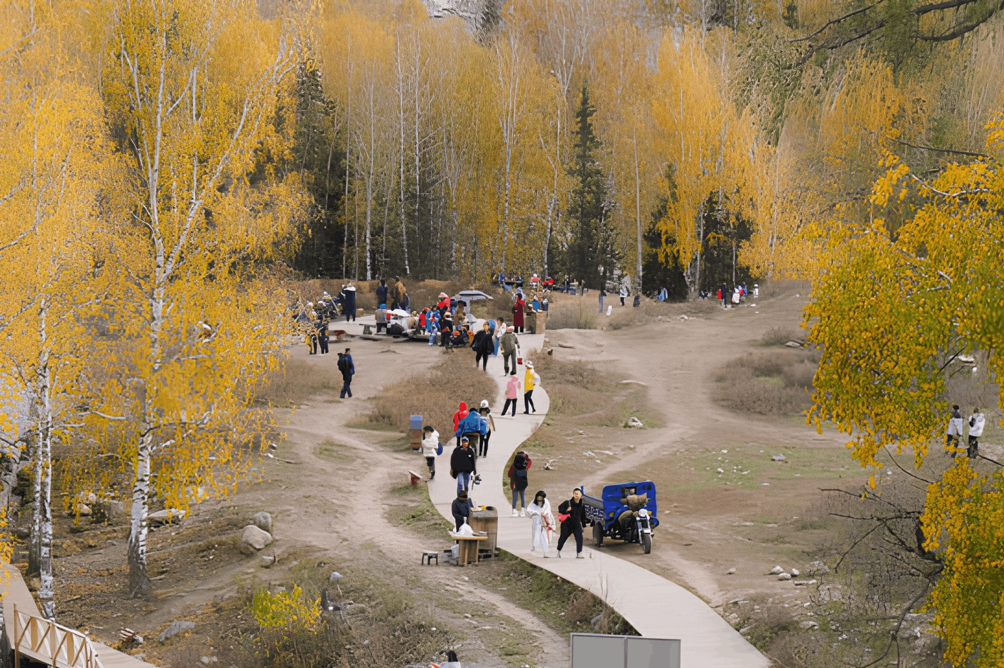 hemu, xinjiang, hemu village, ridge trail