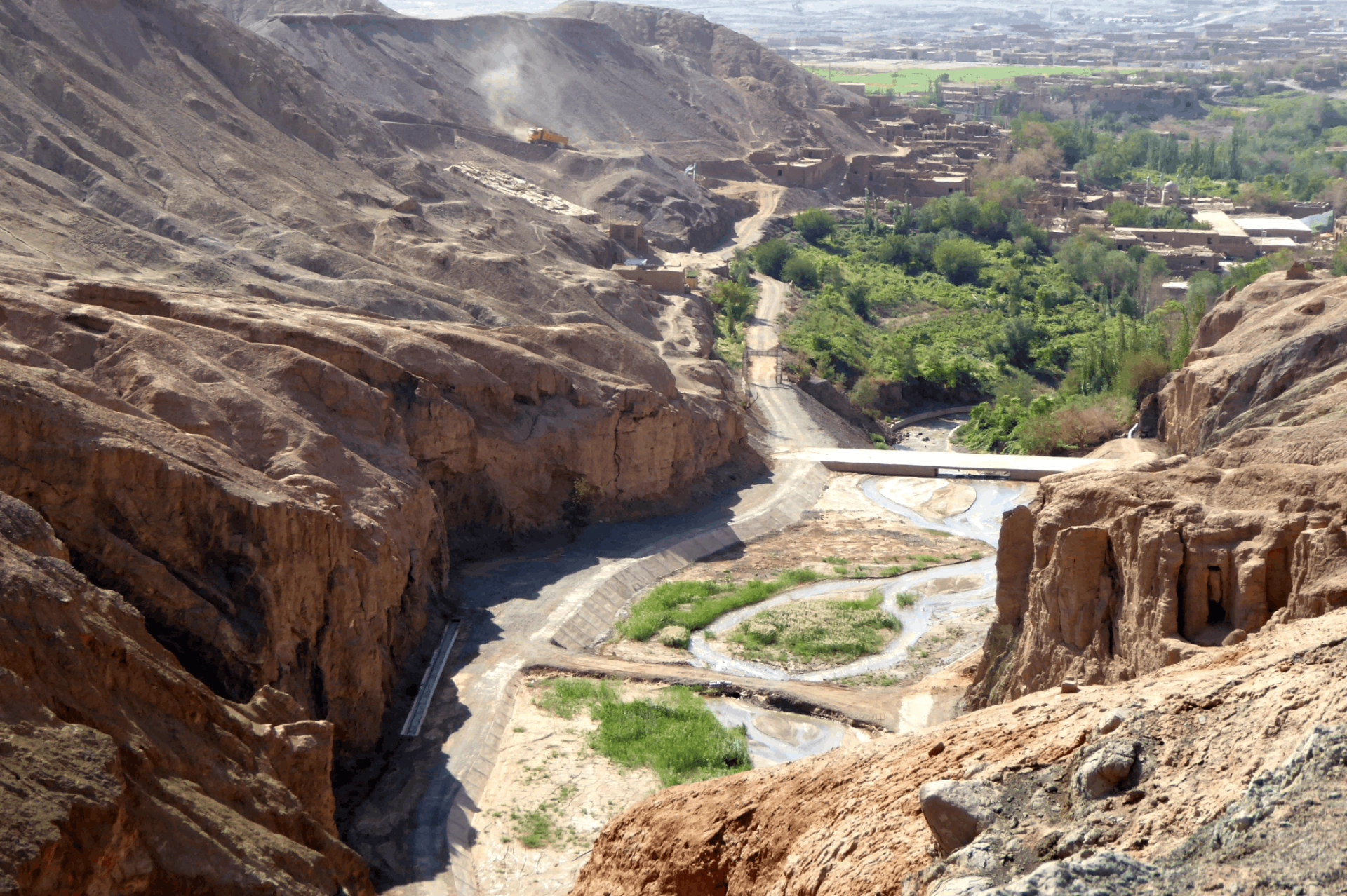Tuyoq Village, Valley, gansu, china, ancient city, xinjiang, turpan
