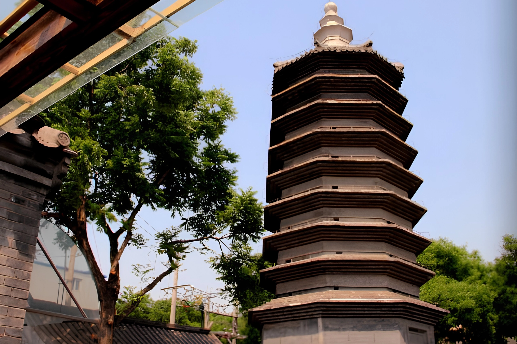 hutong, beijing, wansong laoren pagoda, brick pagoda alley