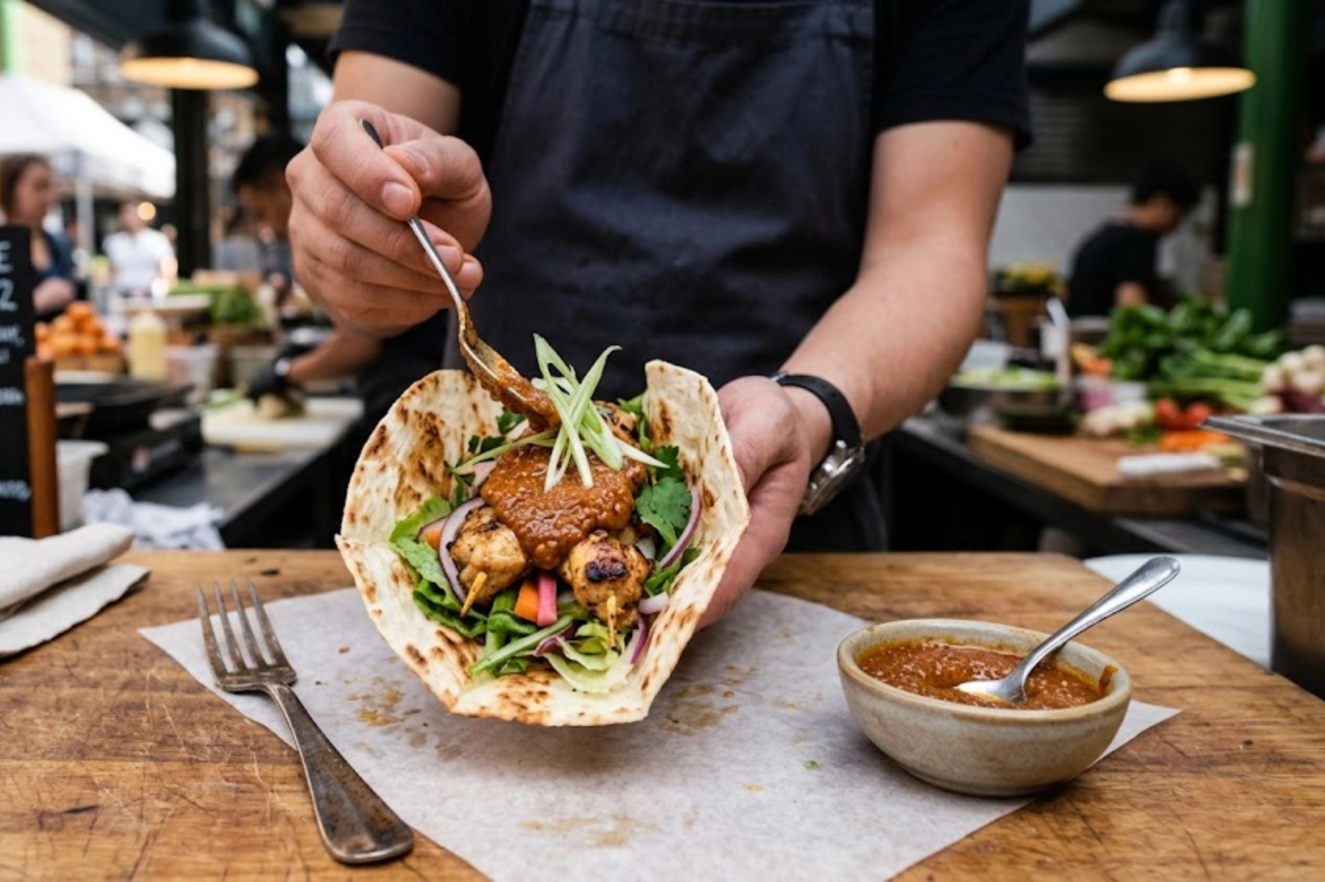 zibo, zibo china, zibo bbq, wrap bbq, fermented sauce