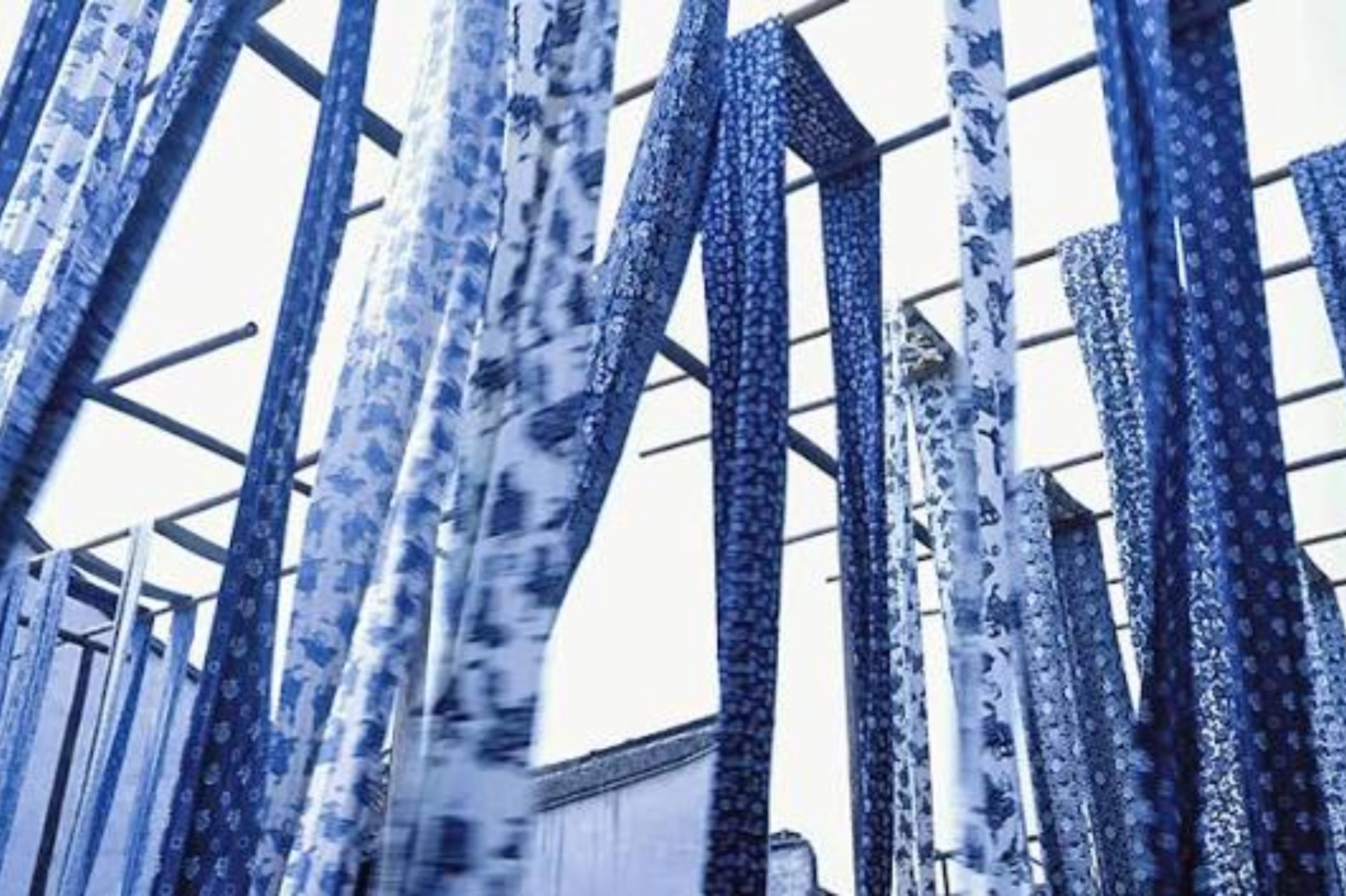 shanghai, wuzhen, blue calico dye, blue dye