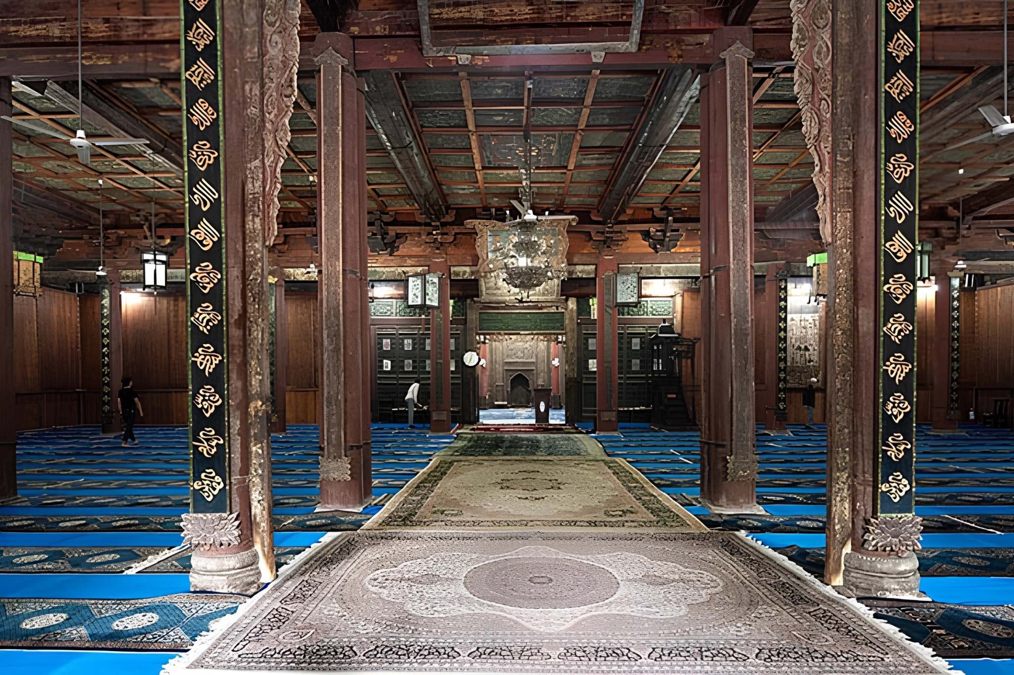 great mosque xian, xian, islam, muslim prayer hall