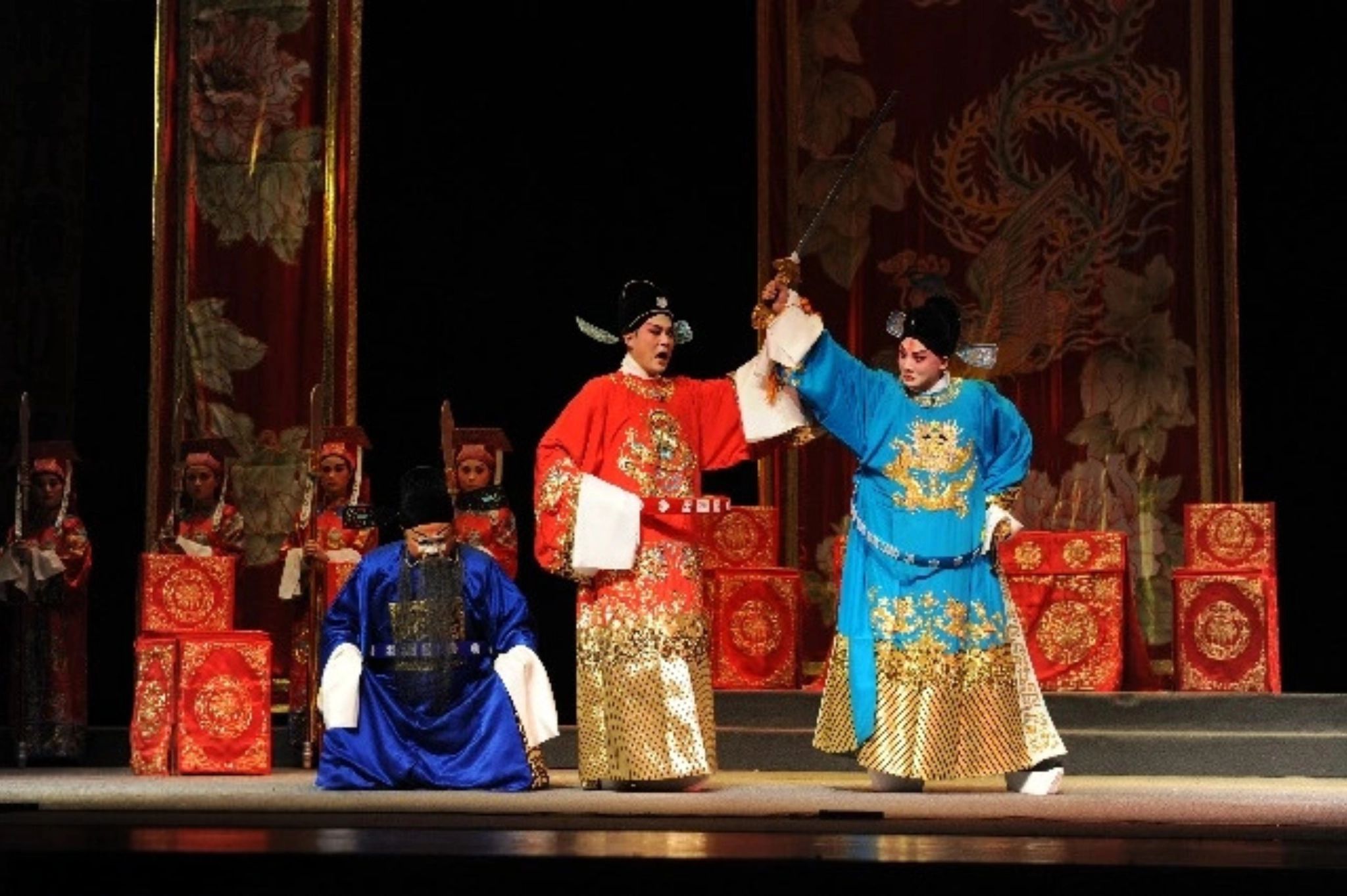 xi an, qinqiang, chinese ancient music, chinese opera, yisu theatre
